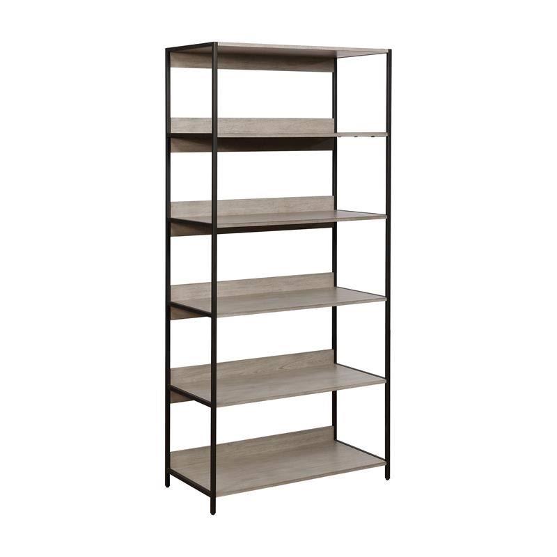 Sand Gray 6-Layer Bookshelf W497