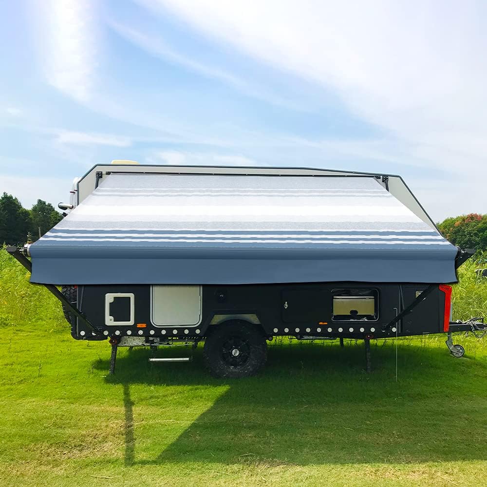 18 Feet Black Vinyl RV Awning Replacement C101