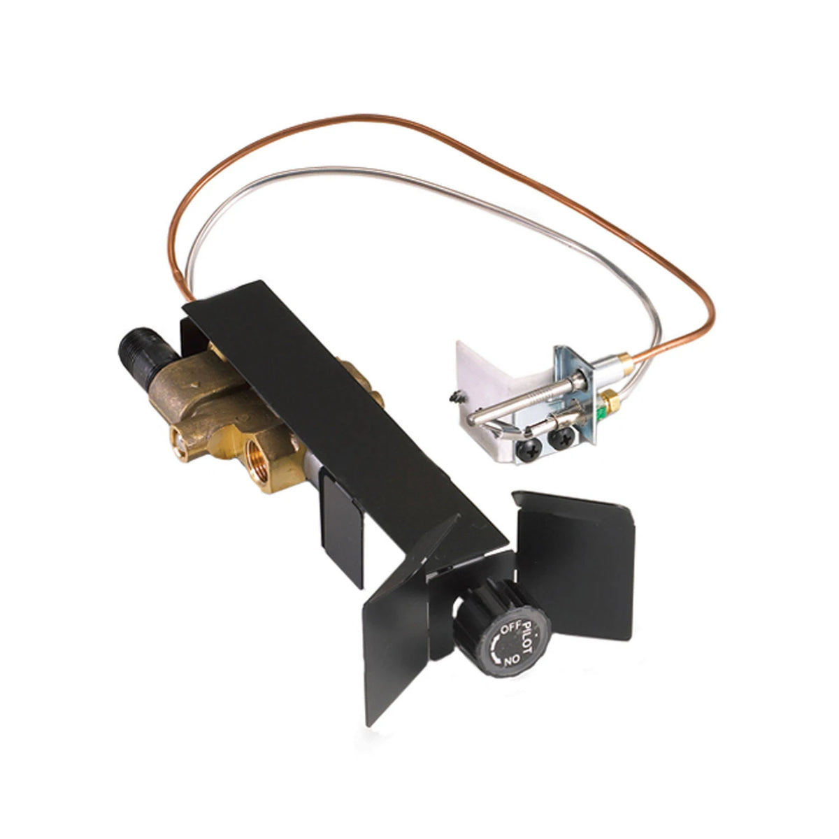 24x22 Vented Natural Gas Log Burner with Safety Pilot Kit J432155