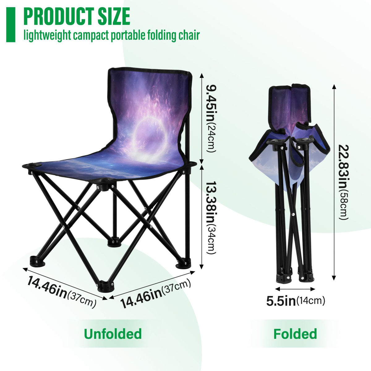 Portable Camping Chair with Carry Bag C6725