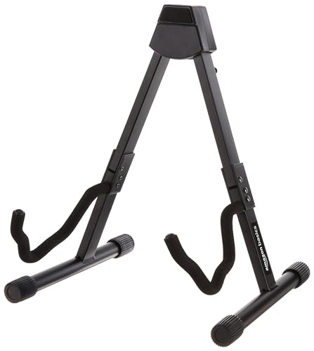 Adjustable Folding A-shape Guitar Stand Black B18456