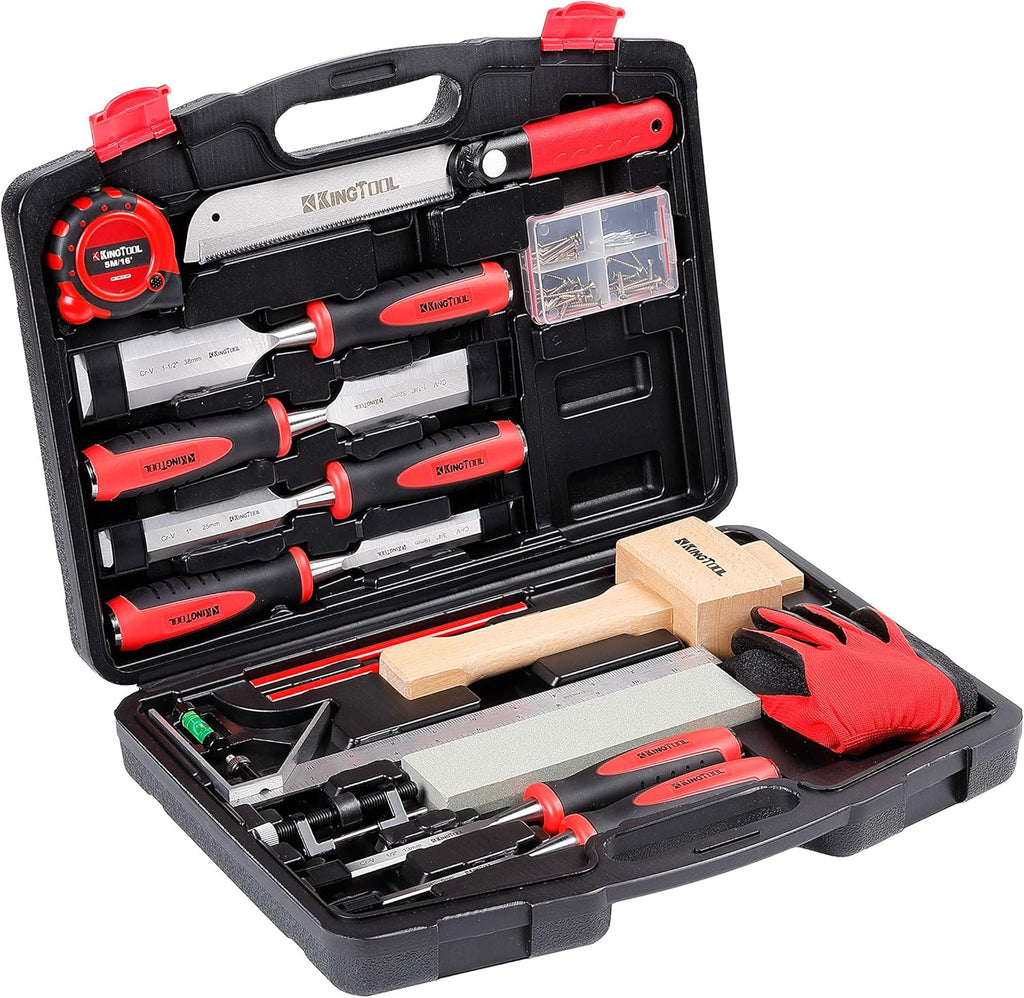 87 Pc. Wood Chisel Set with Storage Case P72278