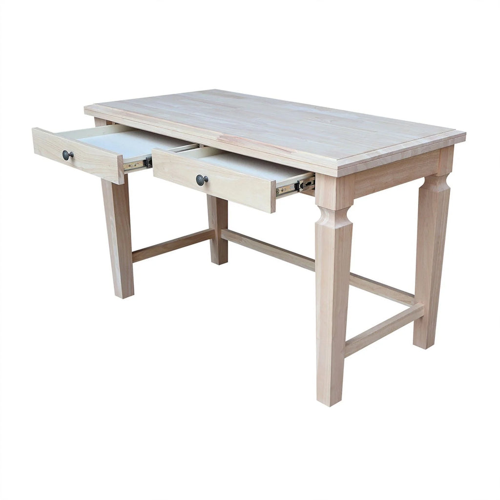 Solid Wood Desk with 2 Drawers I421846