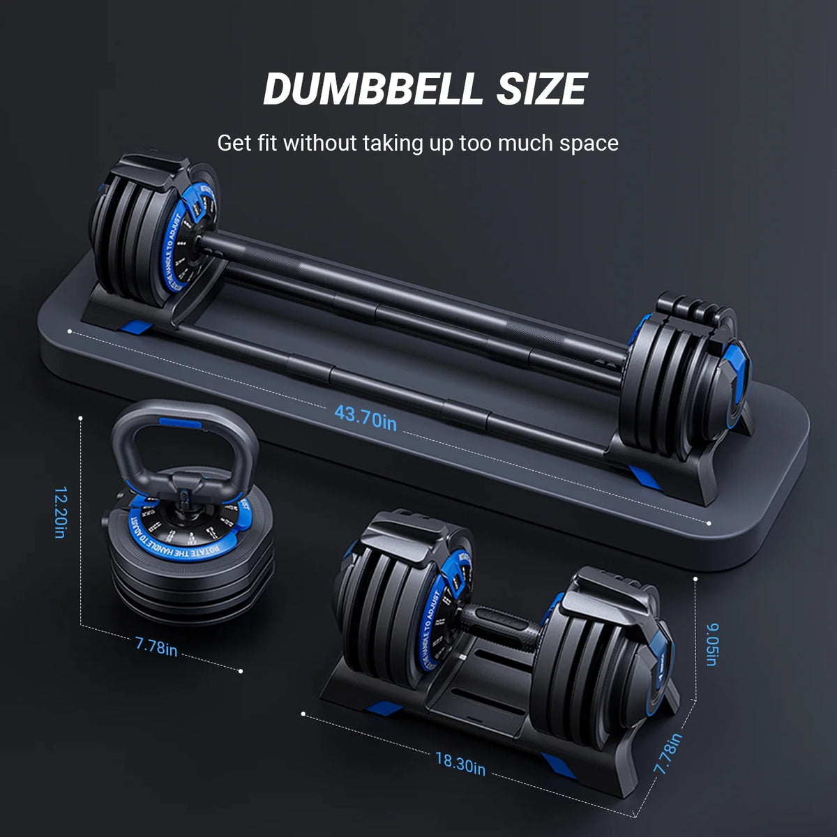 Adjustable Dumbbell Weight Set E520479