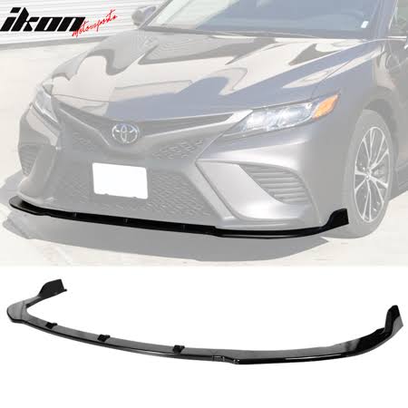 Matte Black Front Bumper Lip D8866