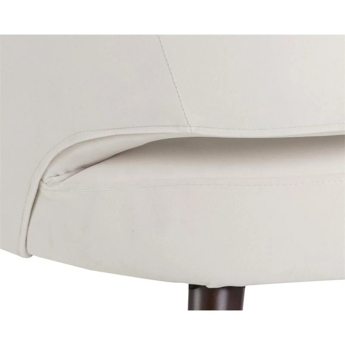 19" Fabric and Wood Dining Armchair in Calico Cream I249268