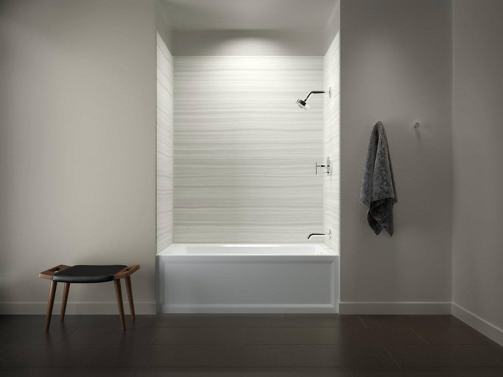 Alcove Bath with Integral Apron and Right-Hand Drain E56486