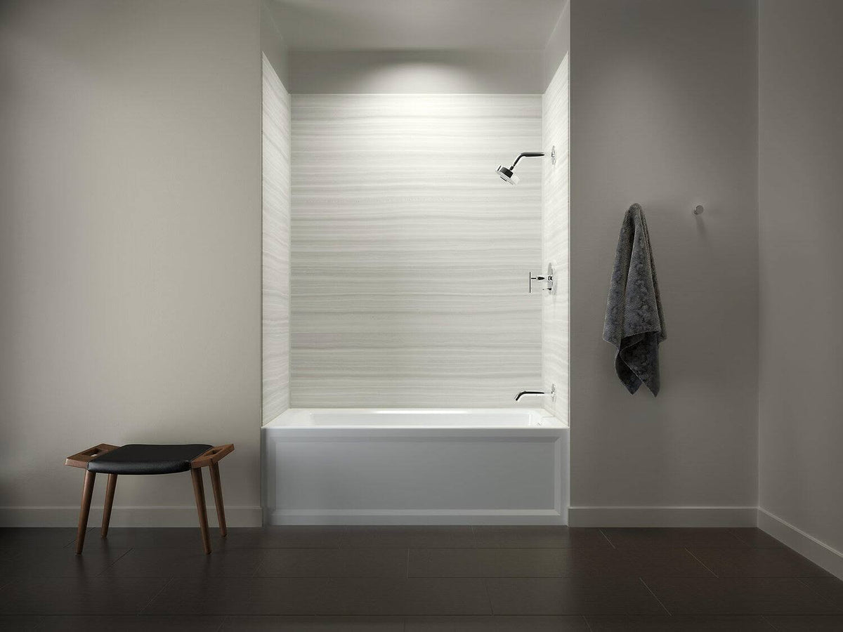 Alcove Bath with Integral Apron and Right-Hand Drain E56486