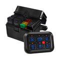 8 Gang Blue LED 12V Switch Panel C59000