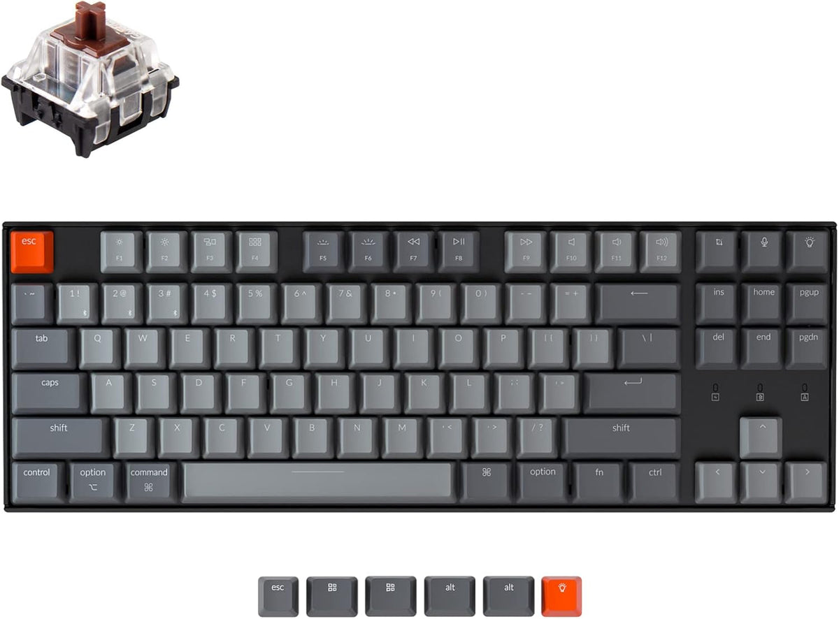 87 Keys Wireless Mechanical Keyboard U351039