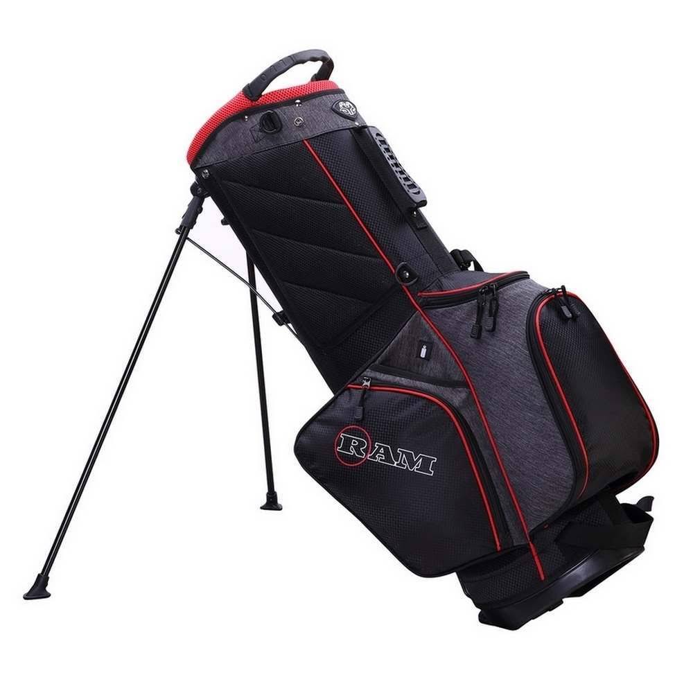 Black/Red Golf Stand Bag R8361