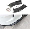 Matt Black Rear Bumper Lip Splitter Protector Pack of 2 L7962
