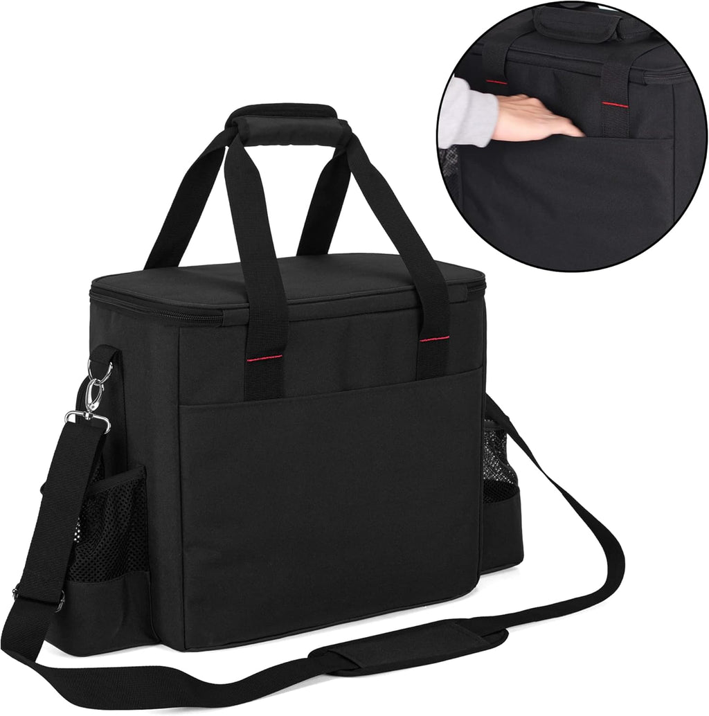Portable Heater Carry Bag with Pockets and Handles Black R47278