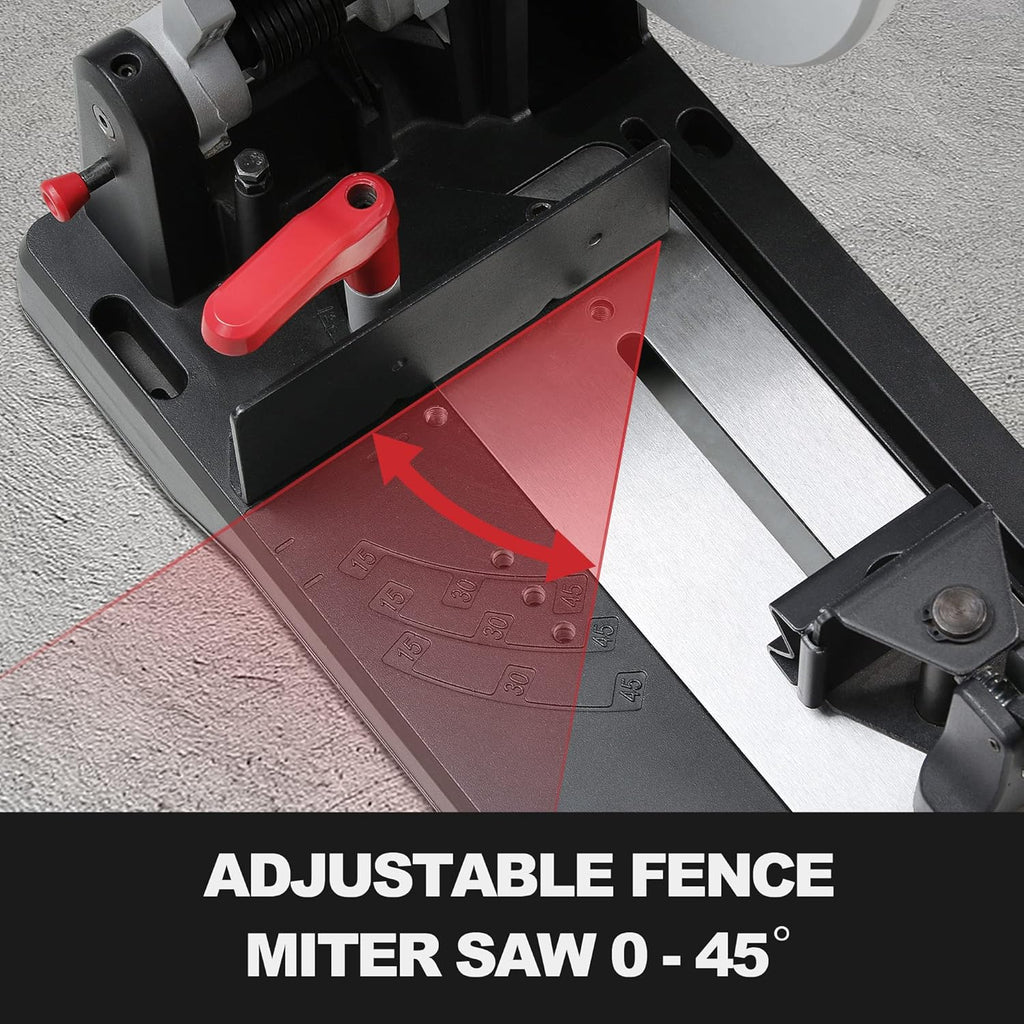 15 Inch Metal Cutting Chop Saw with 14-Inch Carbide-Tipped Blade X645