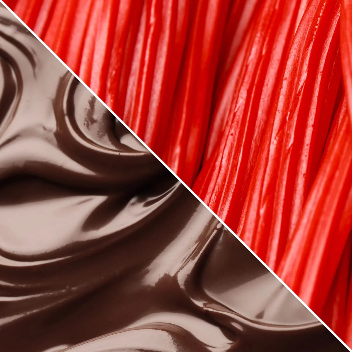 2 Lbs Bag Dark Chocolate Coated Strawberry Licorice Bits R2173