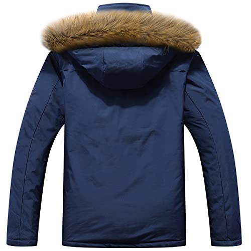 Men's Winter Snow Coat Ski Jacket Waterproof Hooded Outerwear Y73300