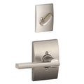 Satin Nickel Lever Inside Trim for Single Cylinder Handleset V7631