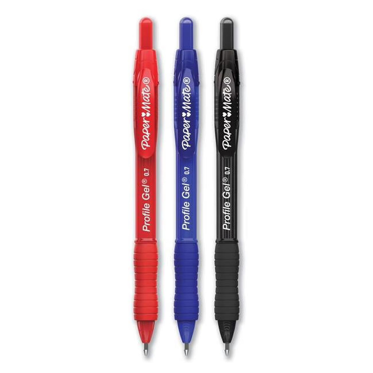 Retractable Gel Pen, 0.7 mm, Black, Pack of 36 O309