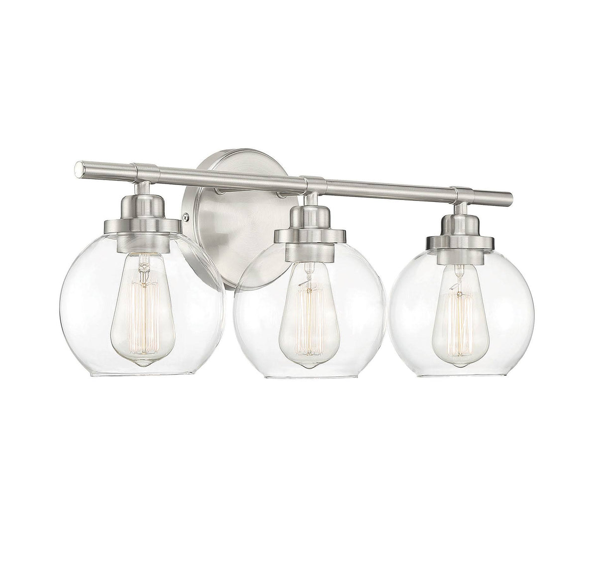 Satin Nickel 3 Light Bath W282
