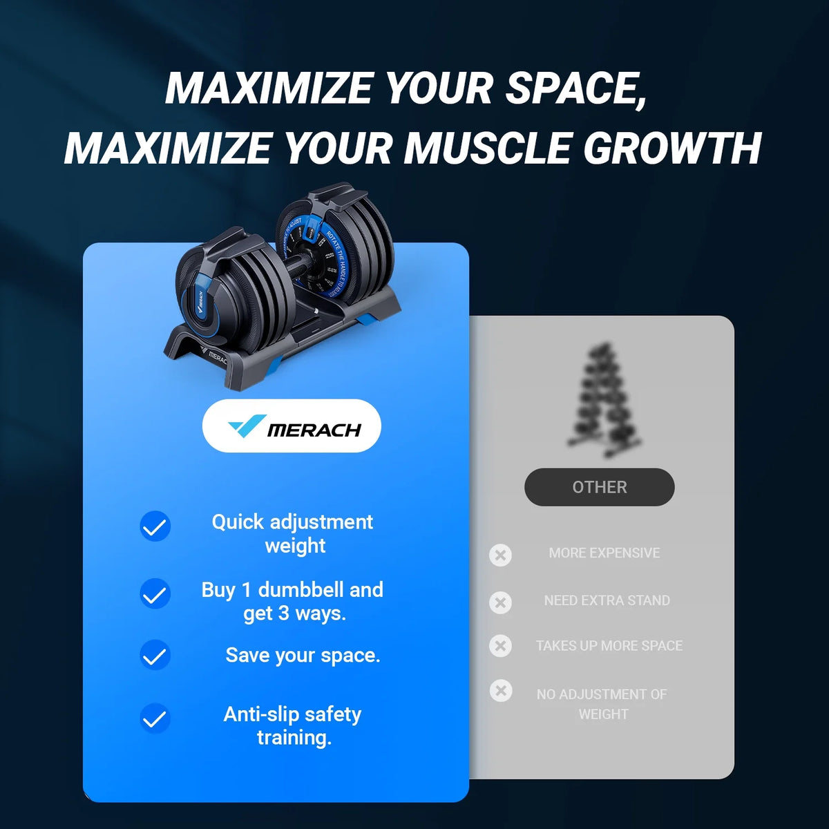 Adjustable Dumbbell Weight Set E520479