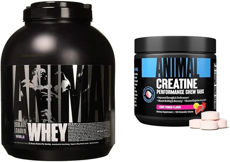 Whey Isolate Protein Powder and Creatine Monohydrate Chews R51020