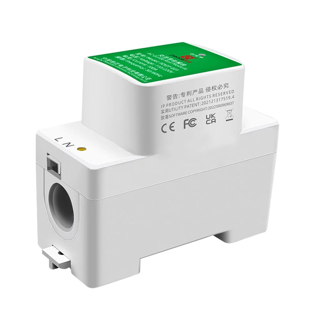Single-phase Wifi Electricity Meter DIN Rail Voltage and Current Meter B225822