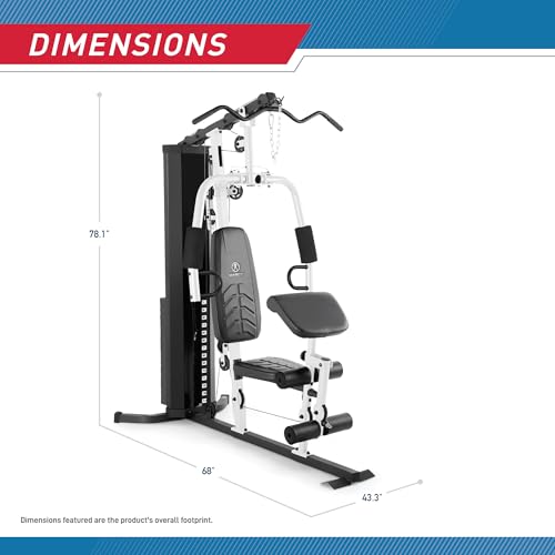 150lb Stack Home Gym with Pulley P6445
