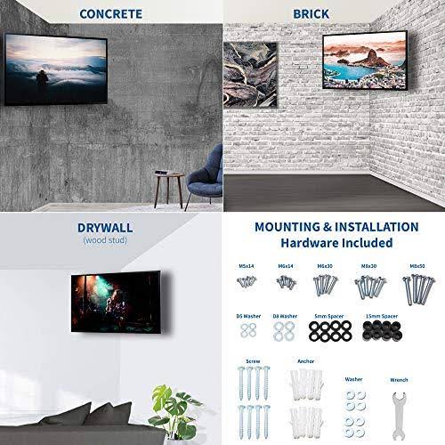 Full Motion Articulating Corner Wall TV Mount Bracket for 37 to 70 Flat Screens D83158