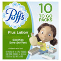Facial Tissues, 10 To Go Packs, 10 Tissues per Pack I55667
