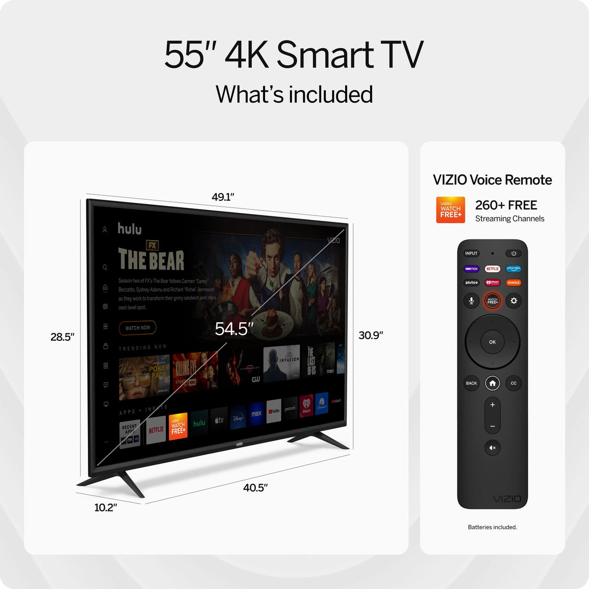 55 Class 4K UHD LED Smart TV R585