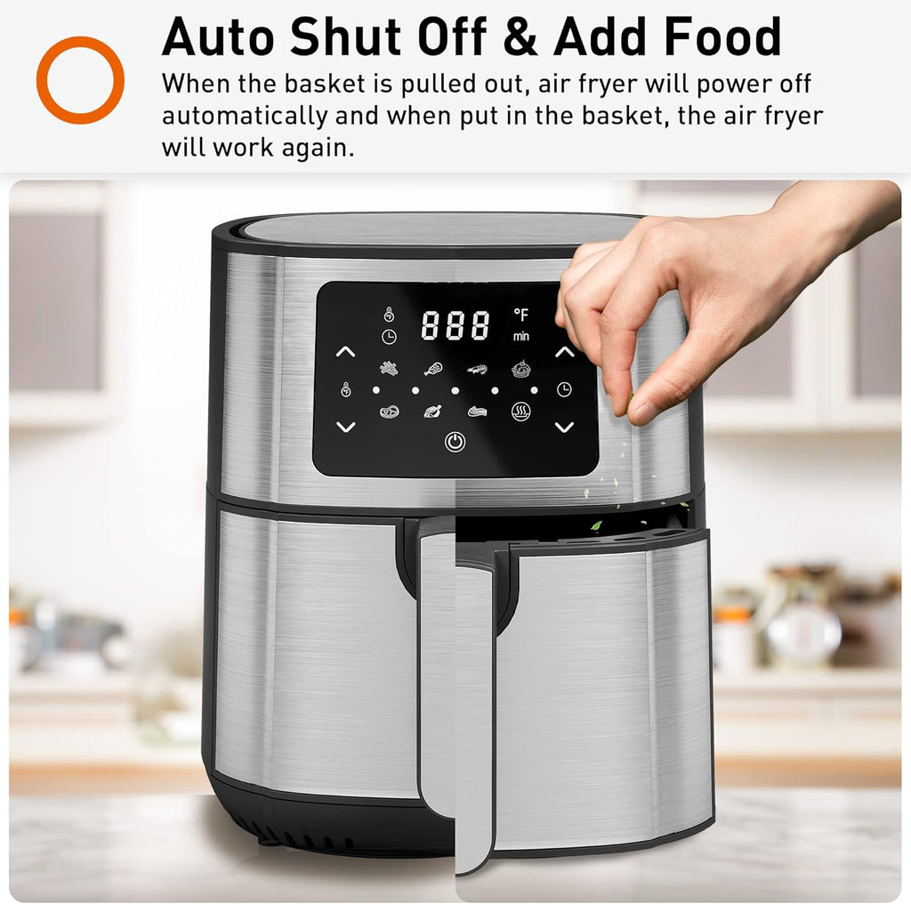 5.8Qt Stainless Steel Air Fryer Toaster Oven P435356