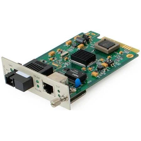100Base-TX to 100Base-LX SC Media Converter Card K599