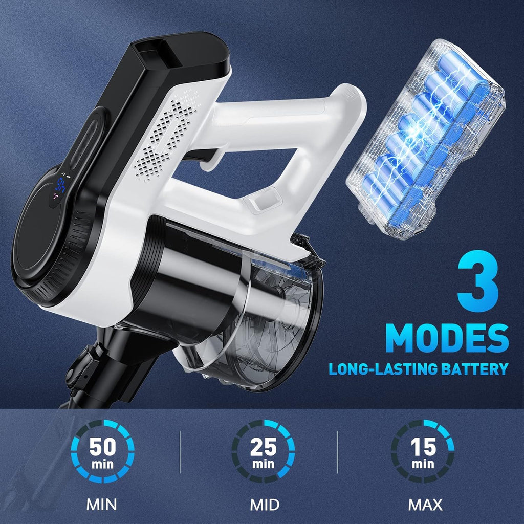 Cordless Vacuum Cleaner 26Kpa Lightweight Handheld Stick Vacuum with Electric Mop I440247