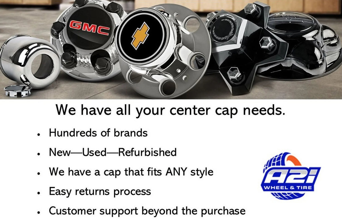 Chrome Bolt On 5 Lug Center Cap U6333