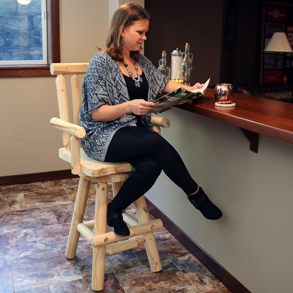 Unfinished Wood Bar Stool A945807