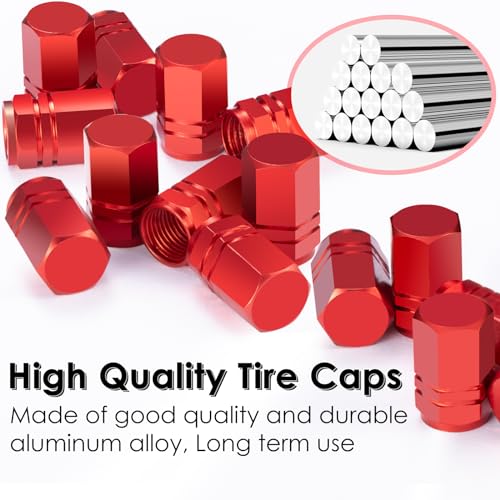 5 Pack Black Schrader Valve Cap C464
