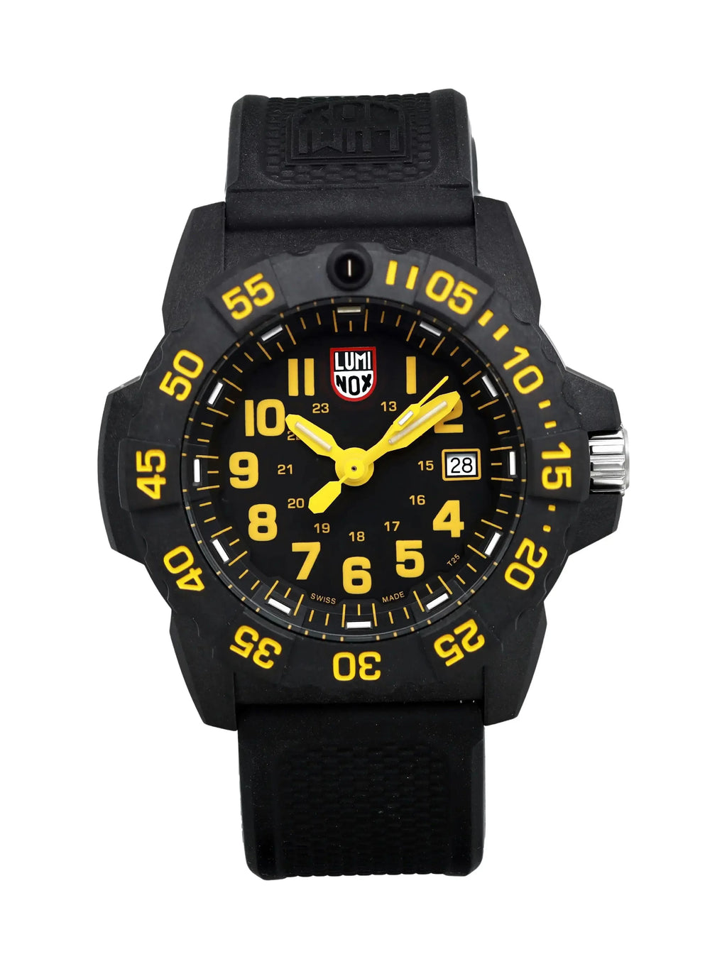 Carbon Black Dial Mens Quartz Divers Watch L452590