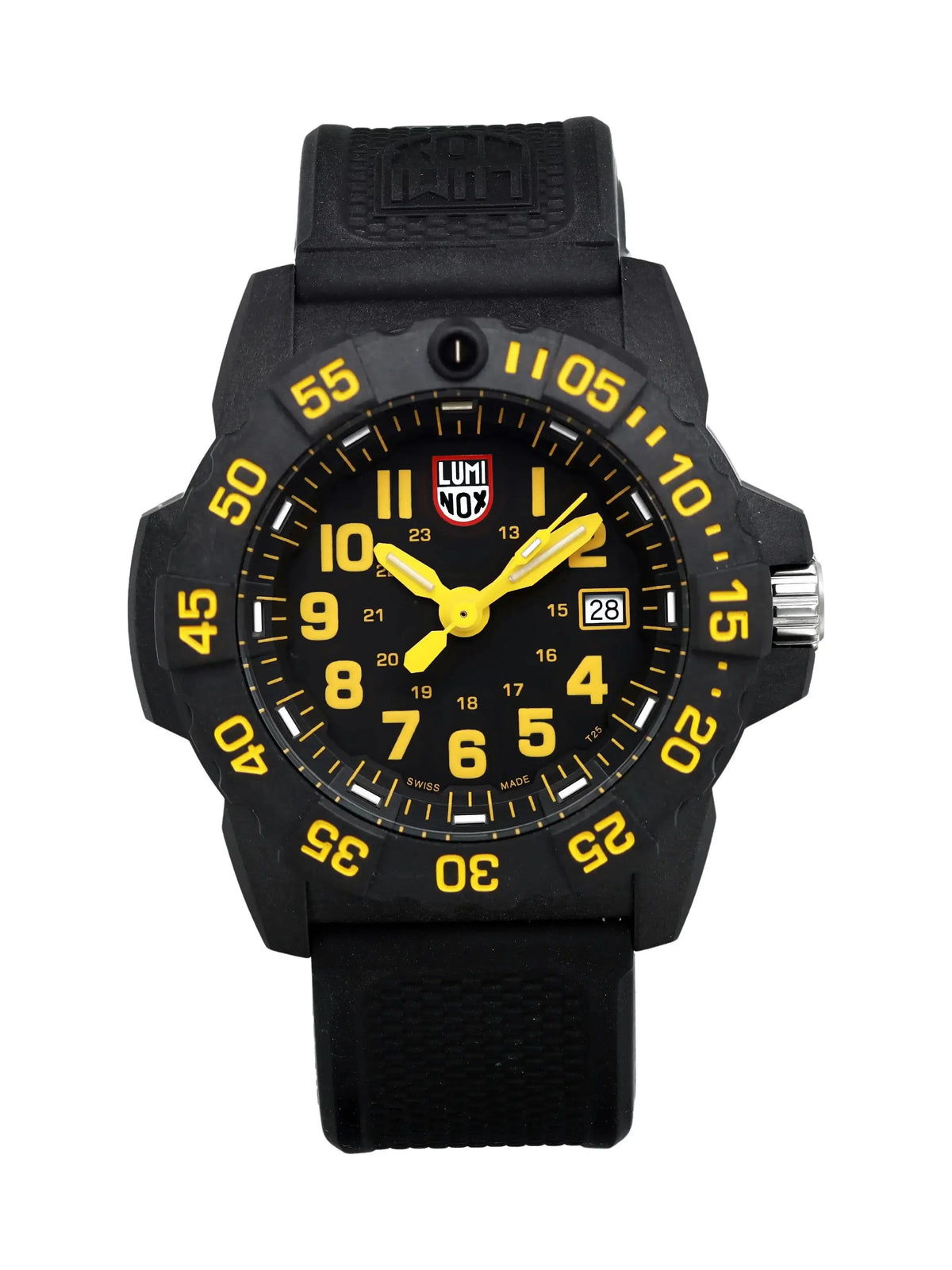 Carbon Black Dial Mens Quartz Divers Watch L452590