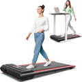 2 in 1 Walking Pad Treadmill with Remote Control 265LB Capacity R3321