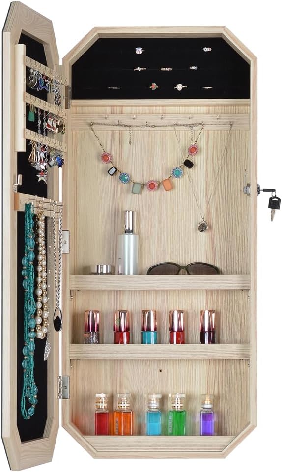 Jewelry Cabinet with Mirror C957124