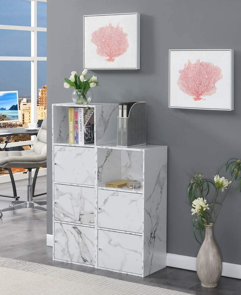 White 3 Door Storage Cabinet P38776