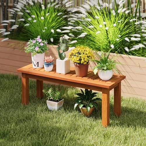 Wooden Plant Stand with Teak Oil Finish E932