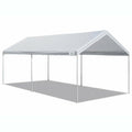 Heavy Duty 10 x 20 White Canopy Tent Carport S181425