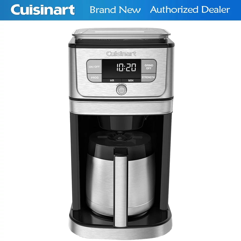 10 Cup Burr Coffeemaker, Silver C912871