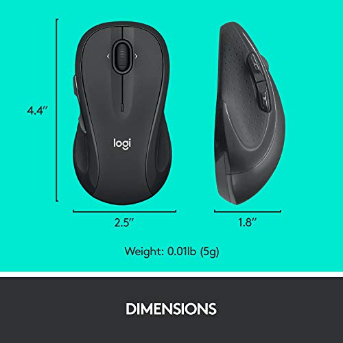 Wireless Mouse with Programmable Buttons - Graphite W9951