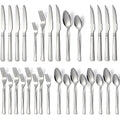 24-Piece Stainless Steel Flatware Set with Steak Knives Service for 4 Y59553