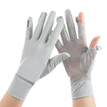 Ice Silk Sport Gloves UPF 50+ Quick-Dry Cooling Anti-Slip Cycling Gloves O963149