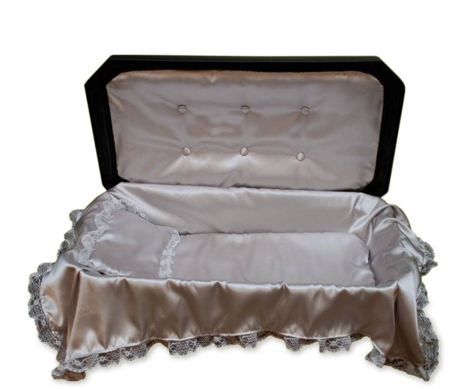 Small Black Pet Coffin I9135