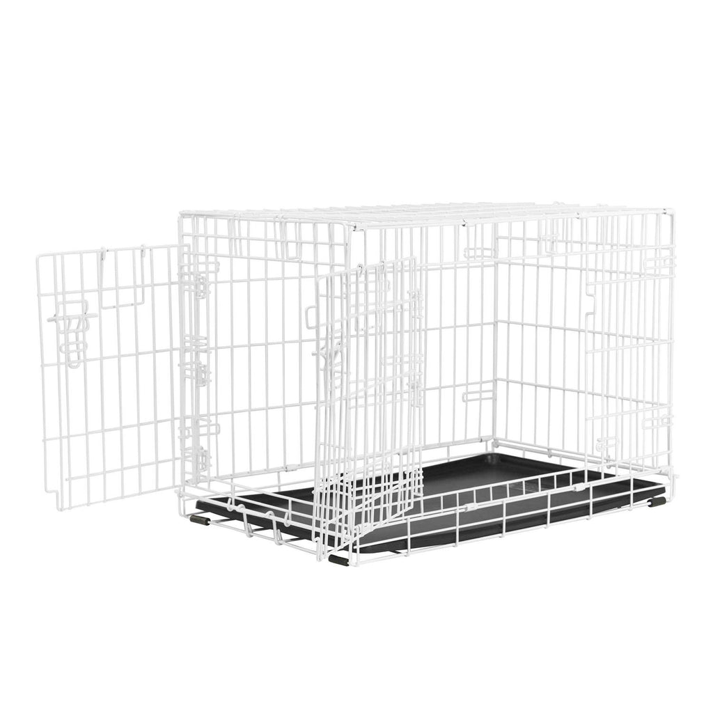 White 2-Door Dog Crate P206382