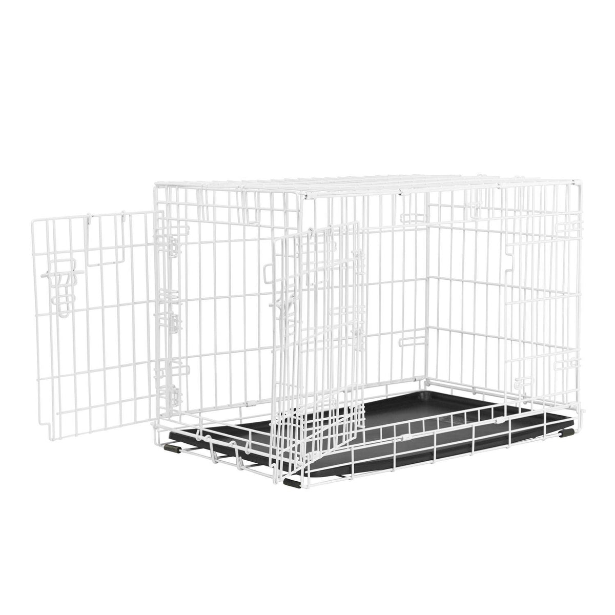 White 2-Door Dog Crate P206382